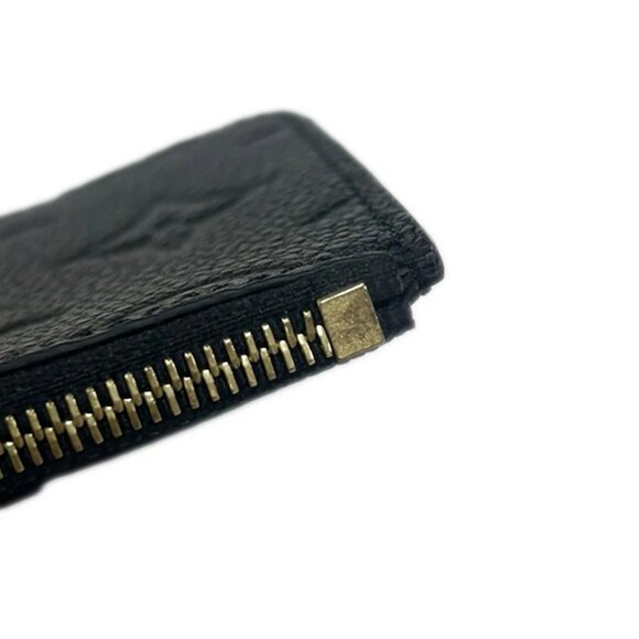 LOUIS VUITTON Card Case Porto Cult Romy Monogram Empreinte Leather Noir M81883 - Picture 6 of 8